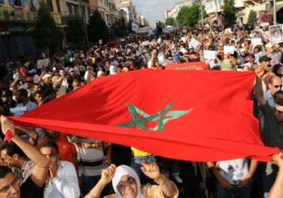 أرشيفية لتظاهرات سابقة في المغرب